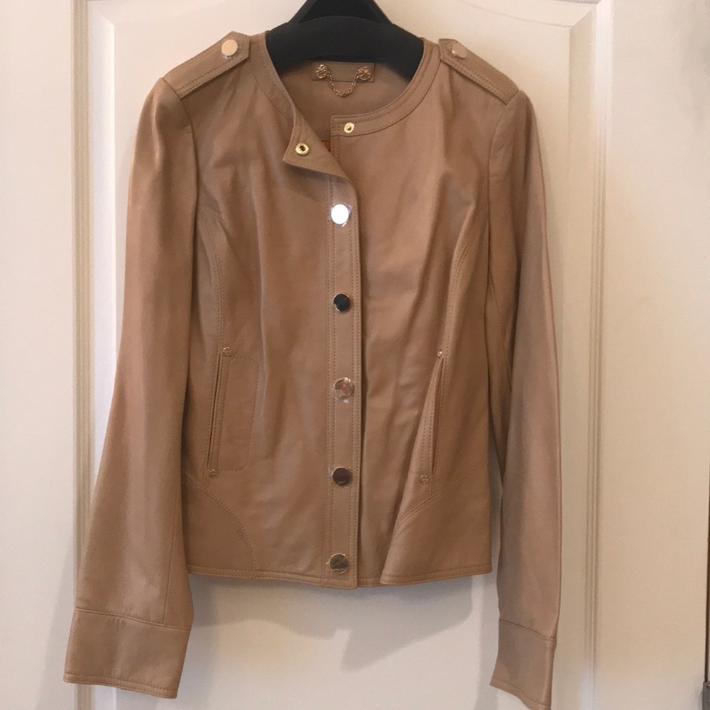 ⭐️NWT⭐️Tory Burch Leather Alexander Jacket